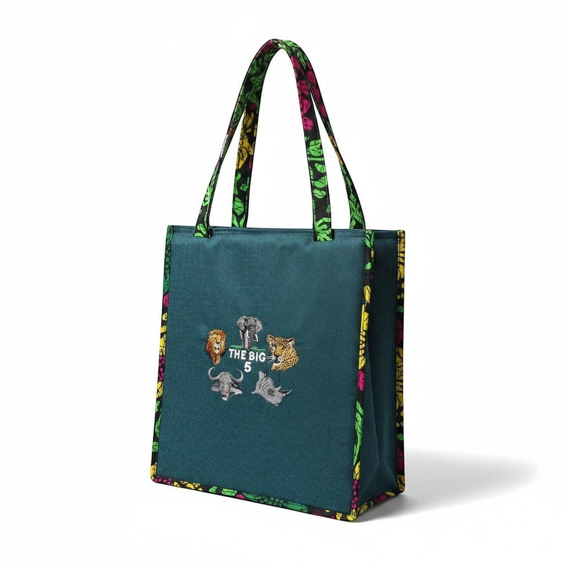 Big 5 Embroidered Tote Bag - hover