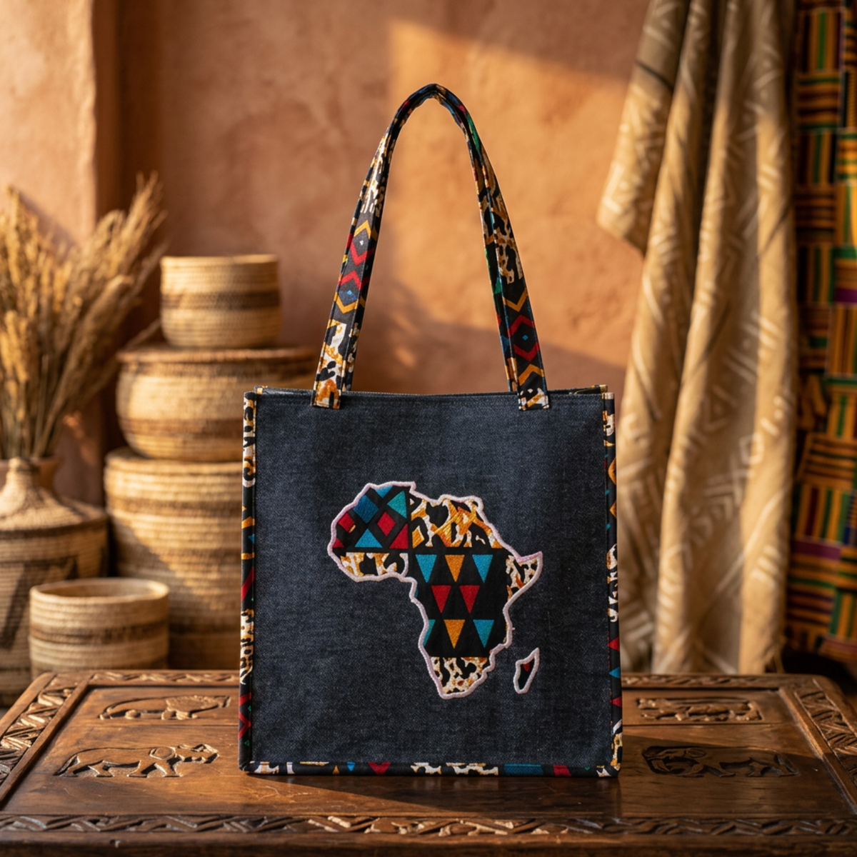 African Heritage Tote Bags