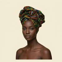 Safari Mosaic Ready-to-Wear African Headwrap