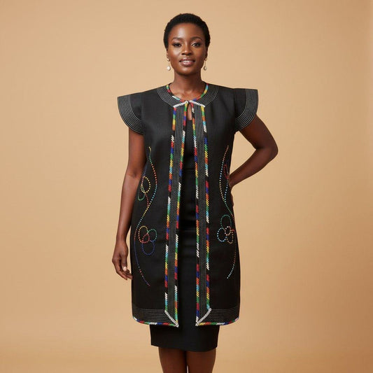 Beaded Statement Coat