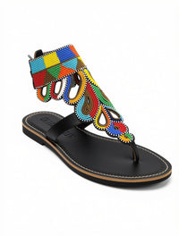 Beaded Gladiator Shoes