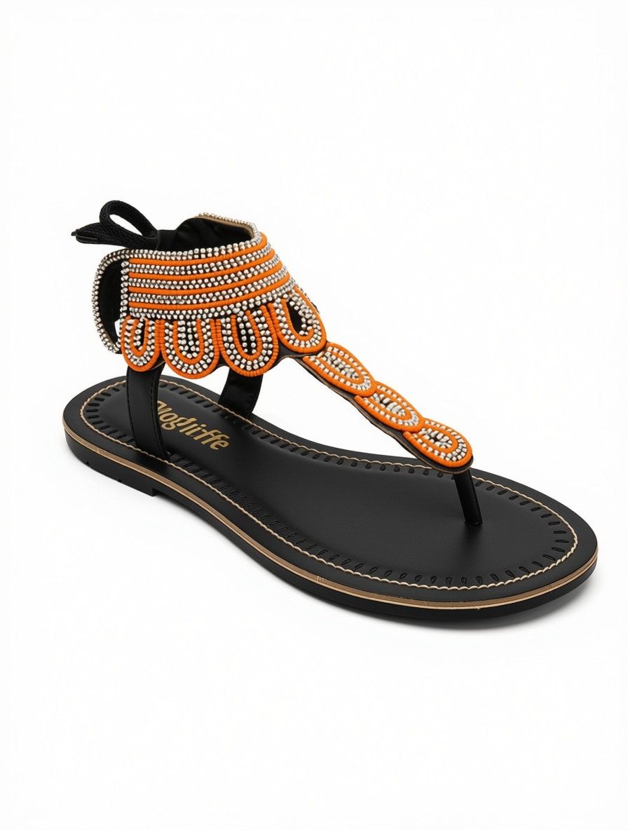Beaded Gladiator Shoes - detail 3